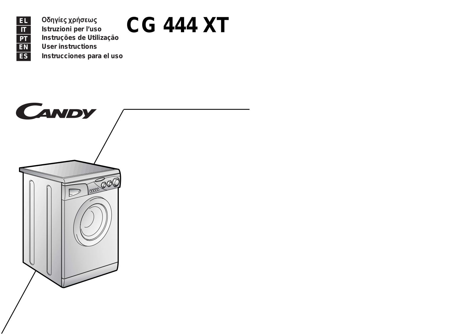 Candy CG 444 XT User Manual