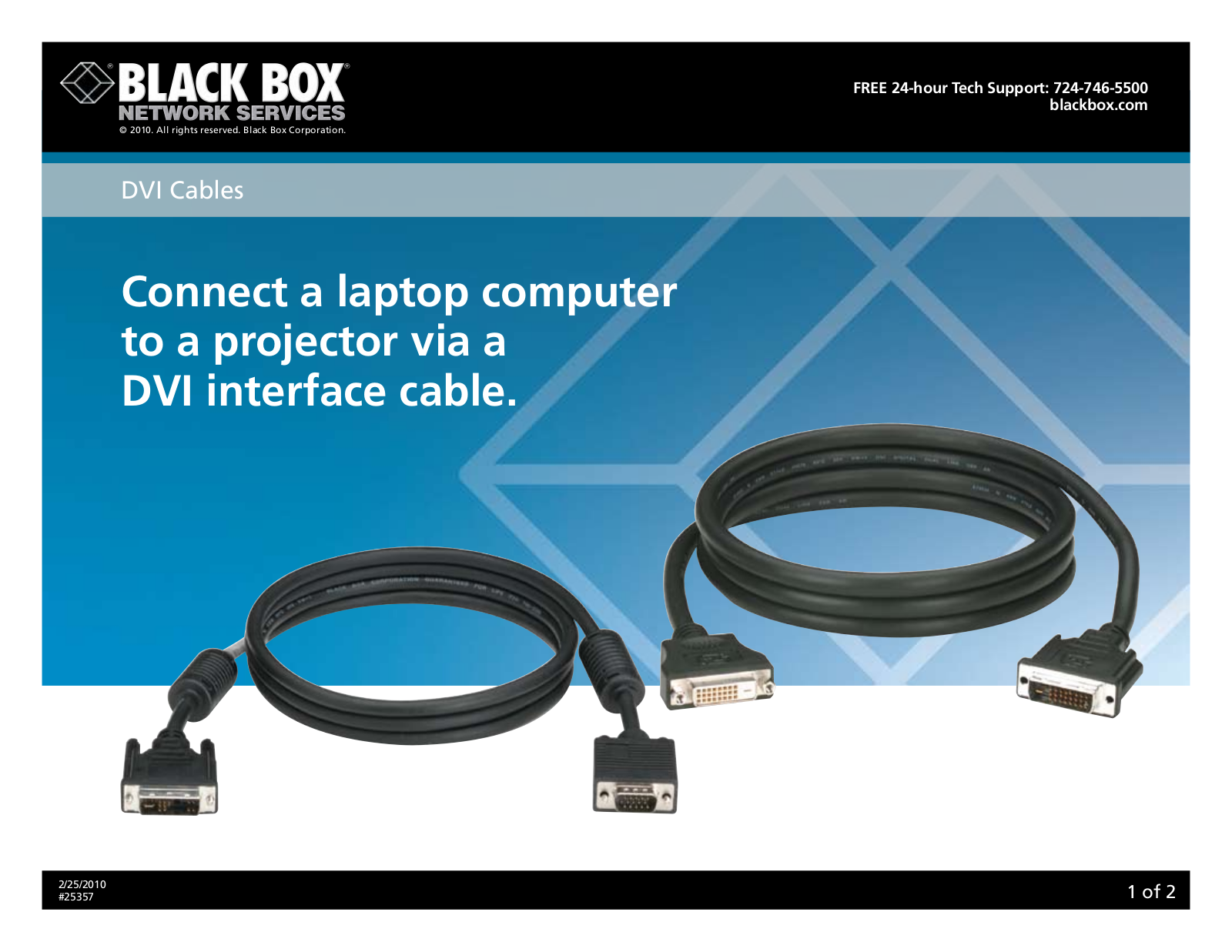 Black Box 25357 User Manual