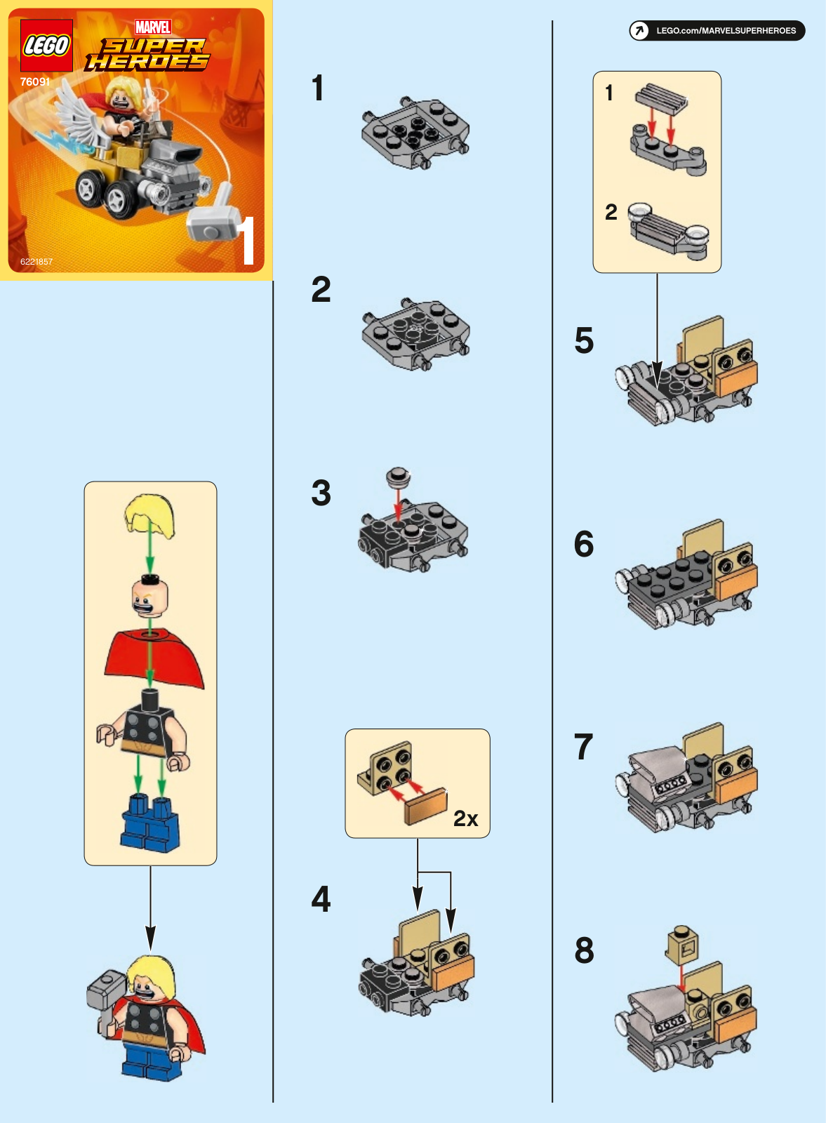 Lego 76091 User Manual