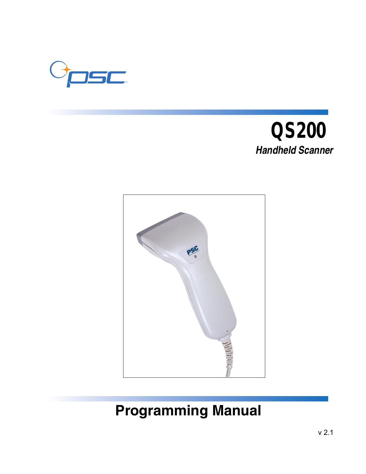 PSC QS200 User Manual