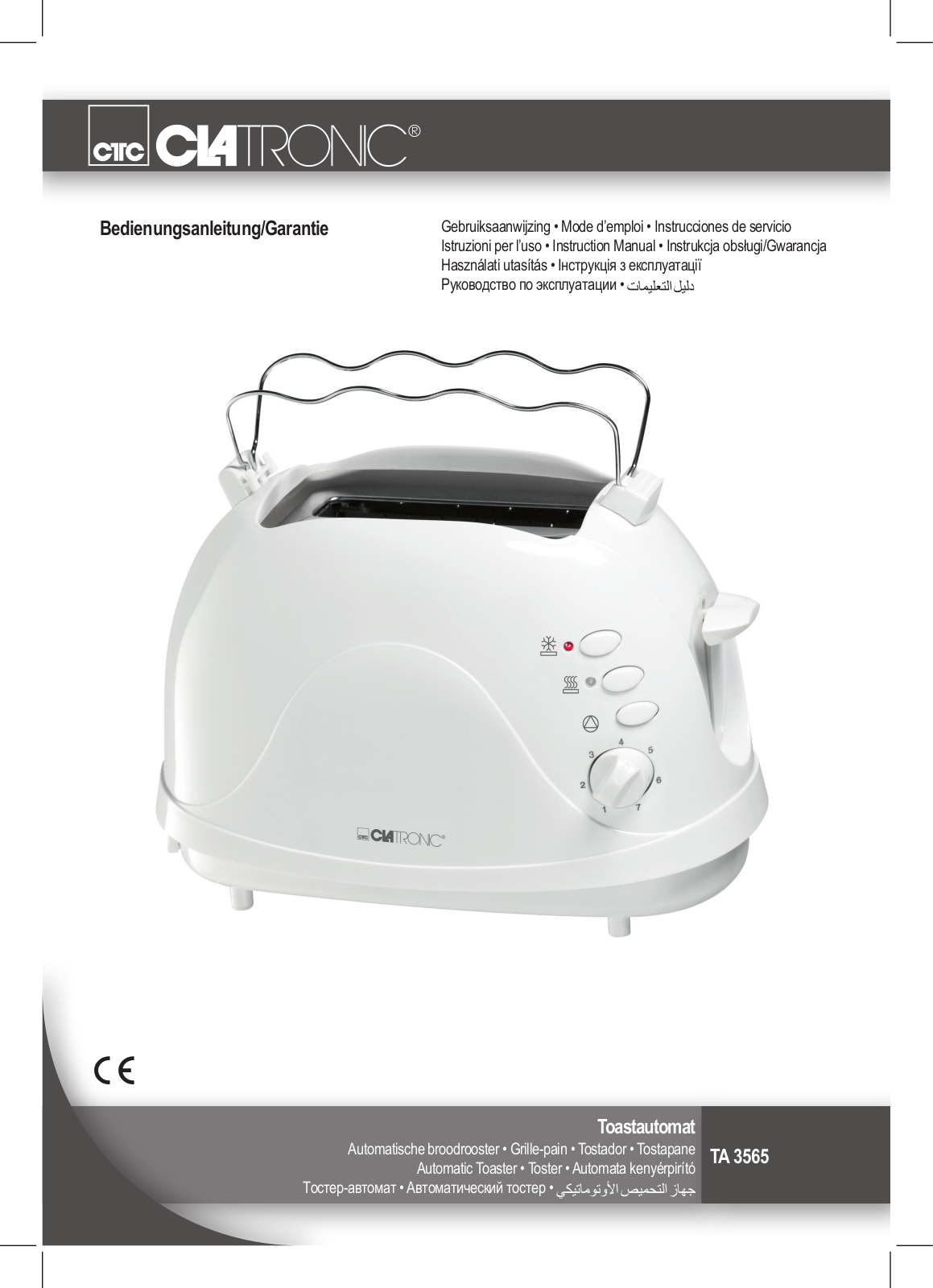 Clatronic TA 3565 User Guide