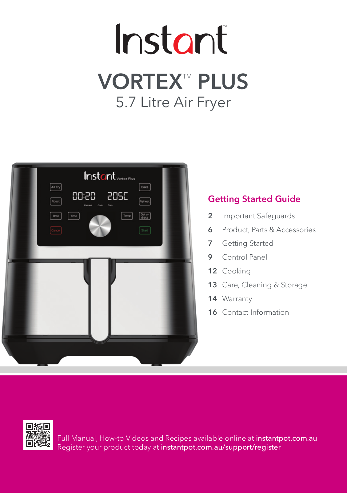Instant Pot Vortex Plus 6 User Manual - ManualMachine.com