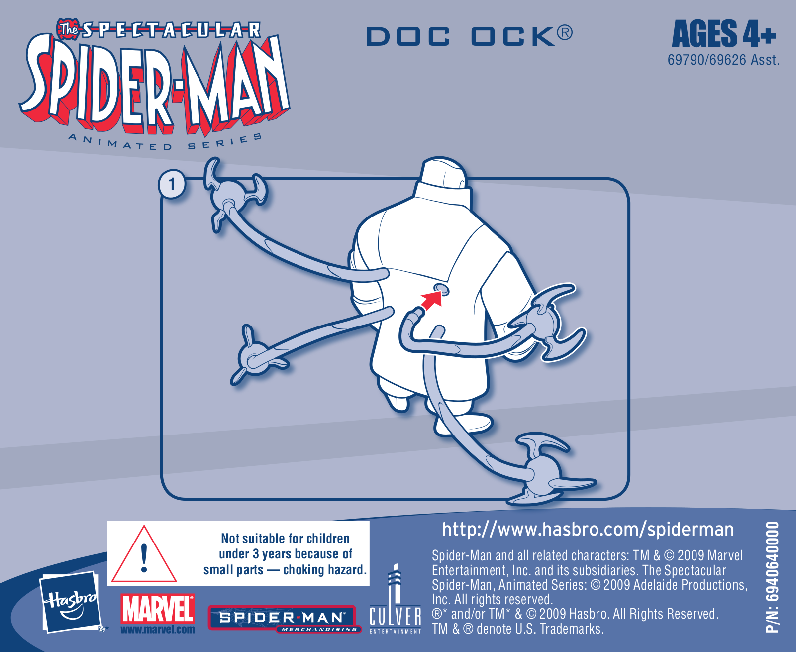 HASBRO Spider Man Animated Doc Ock User Manual