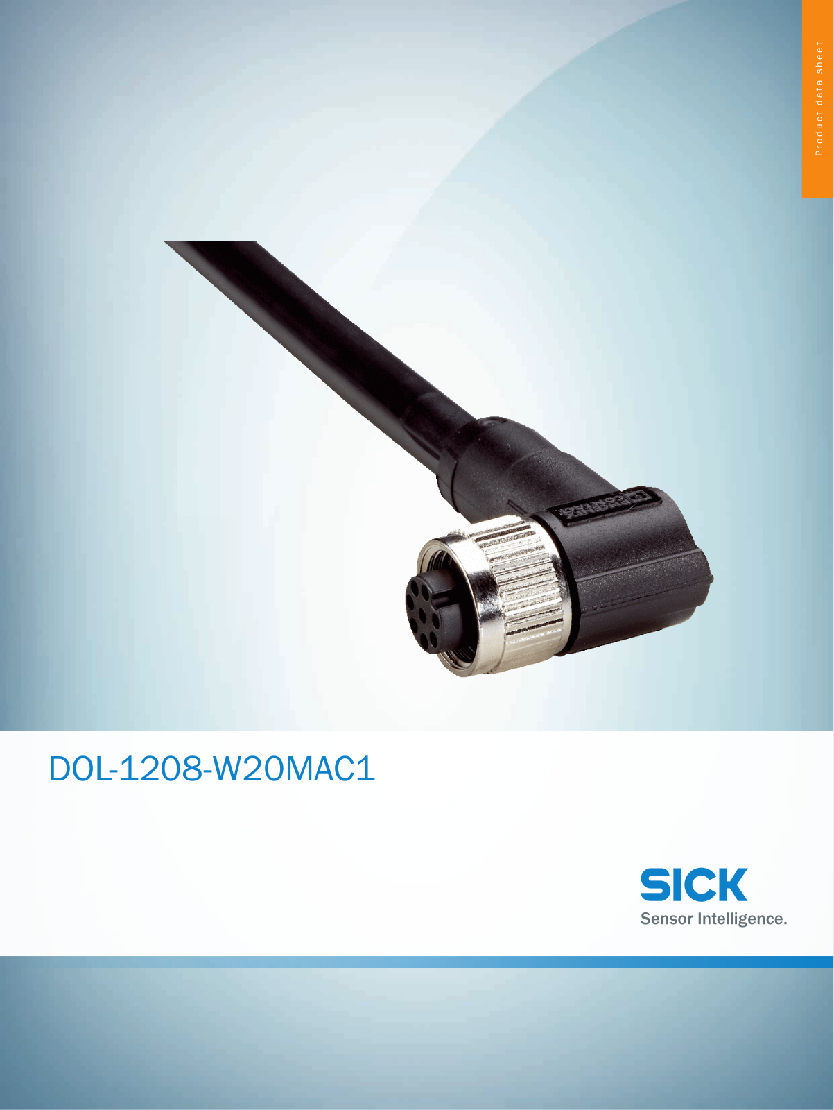 Sick DOL-1208-W20MAC1 Data Sheet