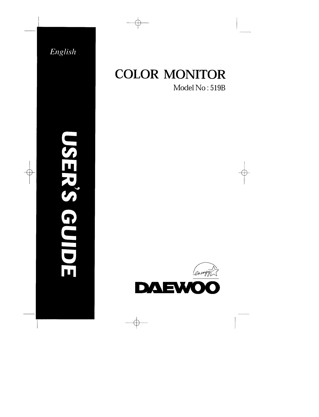 WINIADAEWOO 7NFCMC1519B Users manual