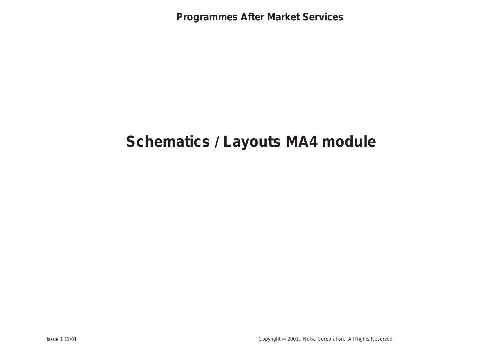 Nokia 5510 Service Manual npm5 ma4 a3