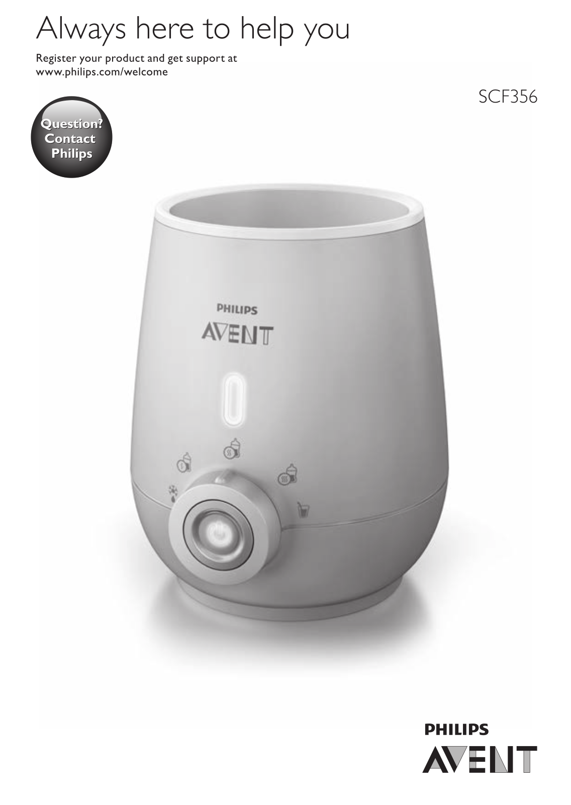 Philips Avent SCF356 User Manual