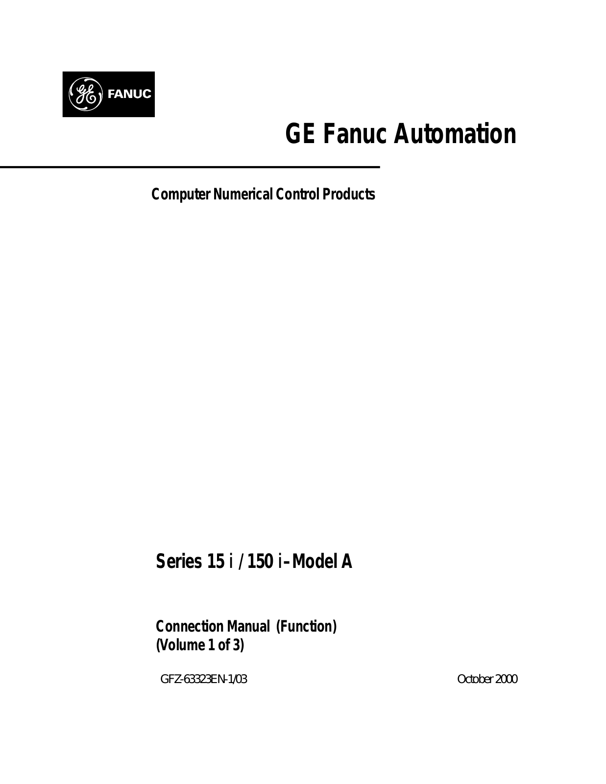 fanuc 150i Connection Manual