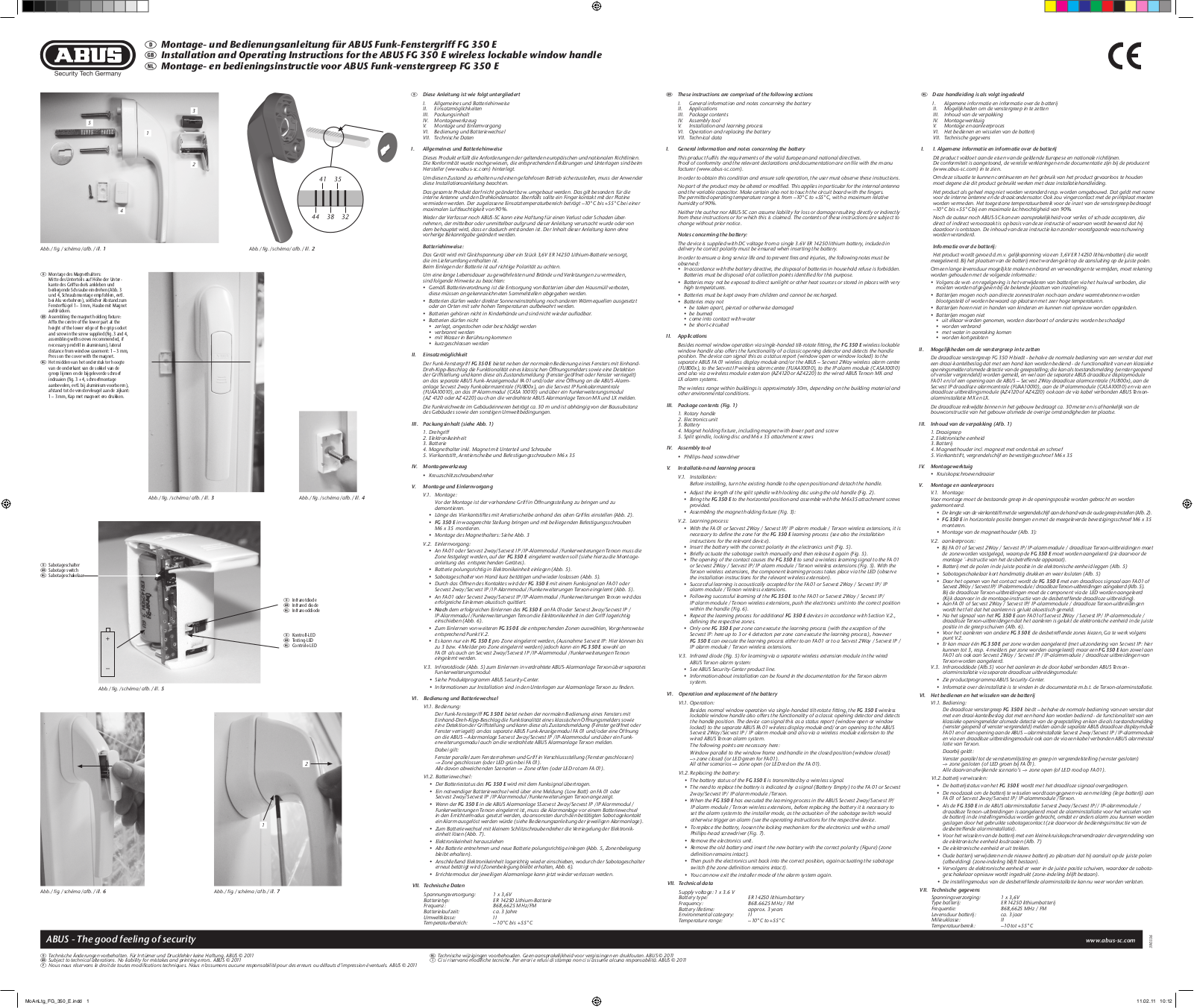 ABUS FU8430 User Manual