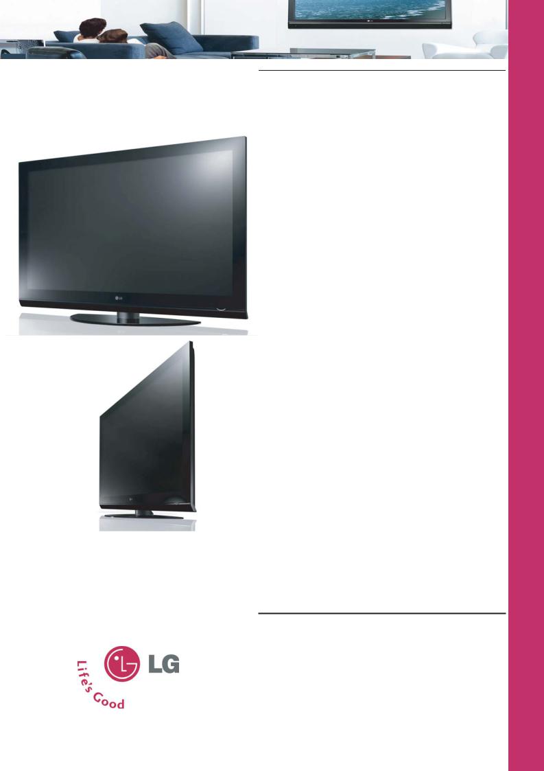 LG 42PG6500 User Manual