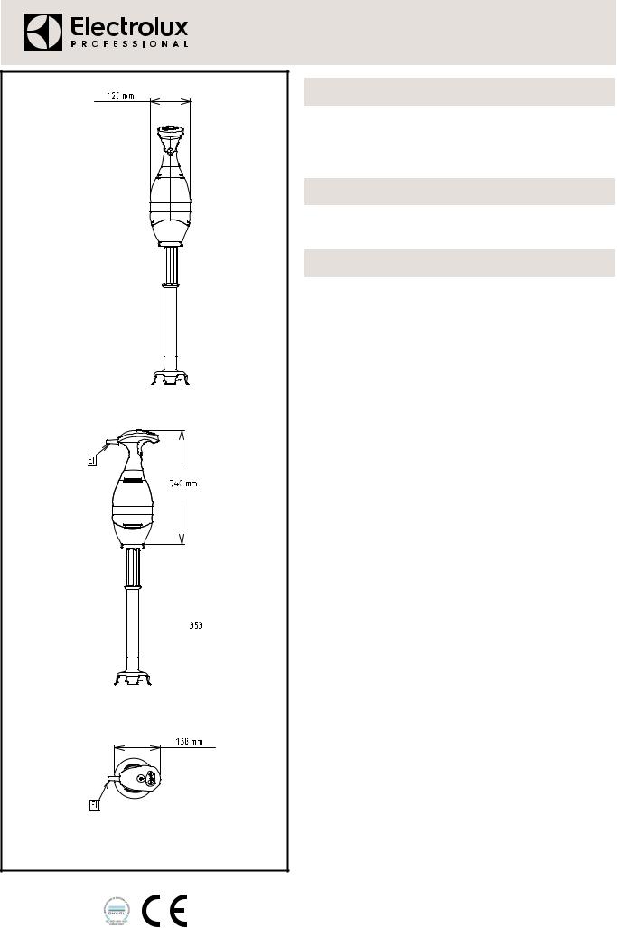 Electrolux BP4545, BP4555 Datasheet