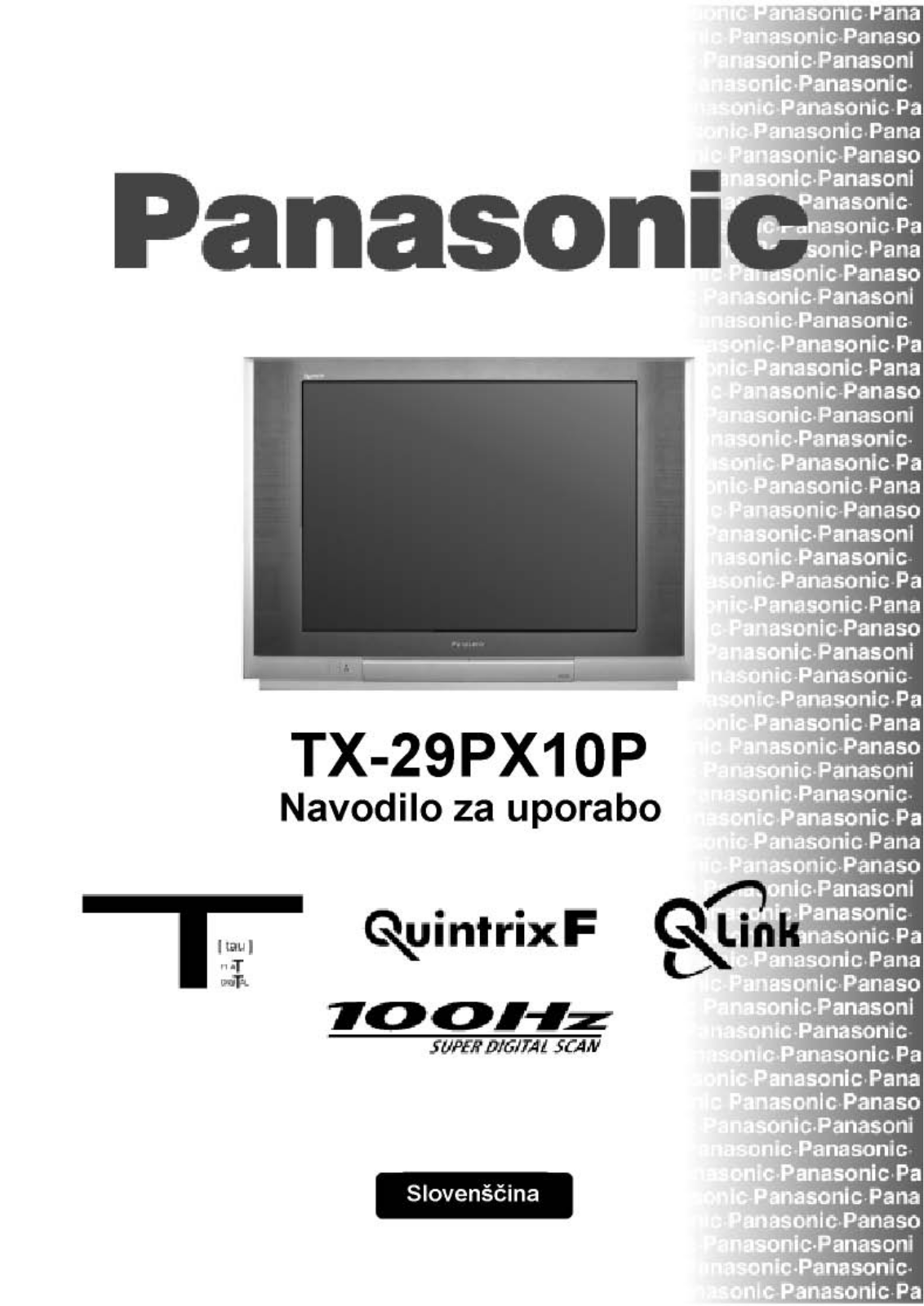 Panasonic TX-29PX10P User Manual