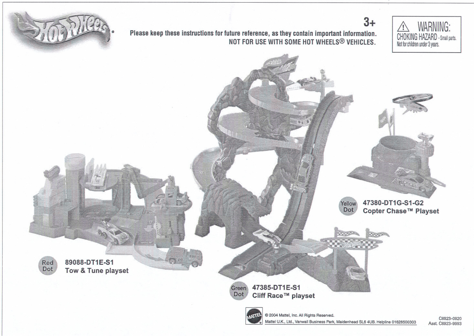 Fisher-Price C6923 Instruction Sheet