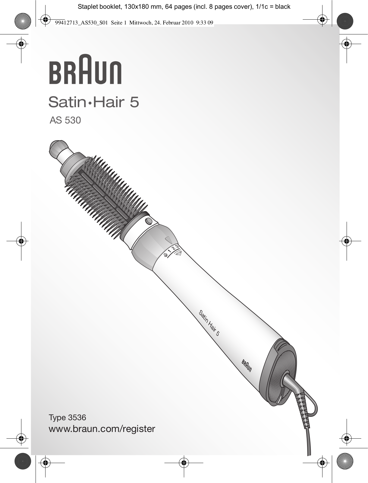 BRAUN AS530 User Manual