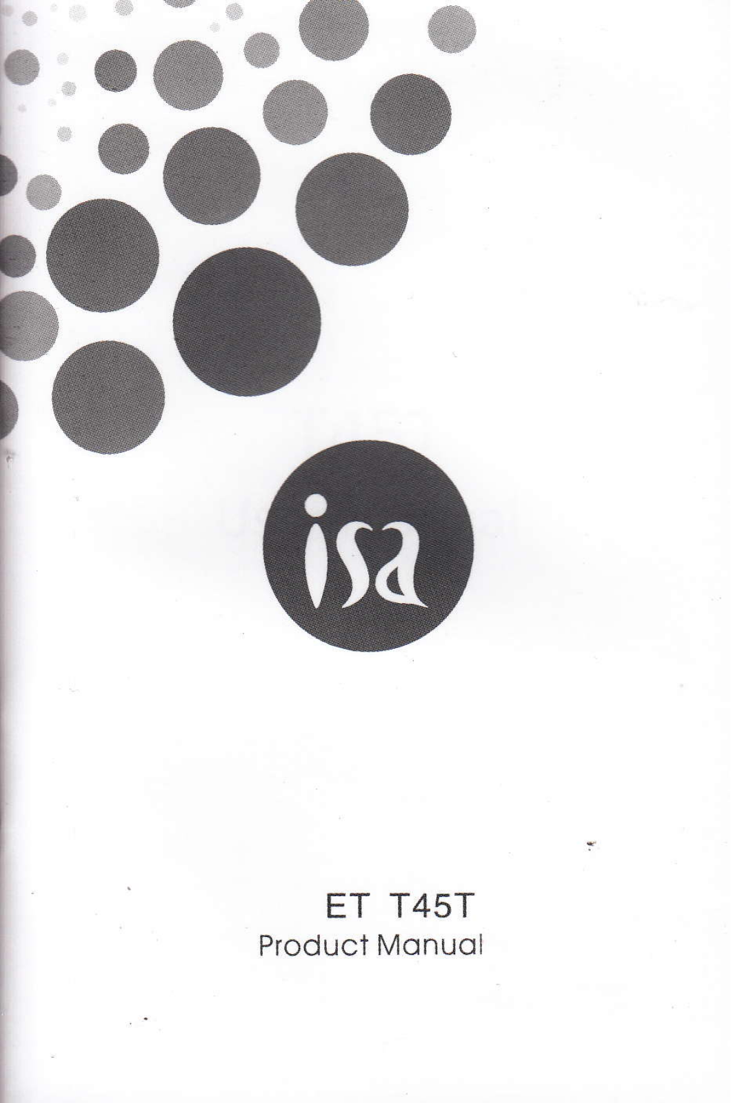 ISA T45T User Manual - ManualMachine.com