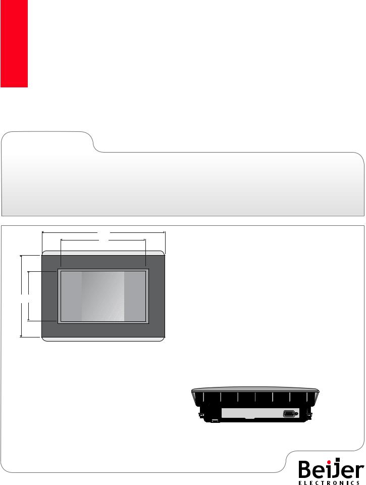 Beijer Electronics QTERM-A7 Data Sheet