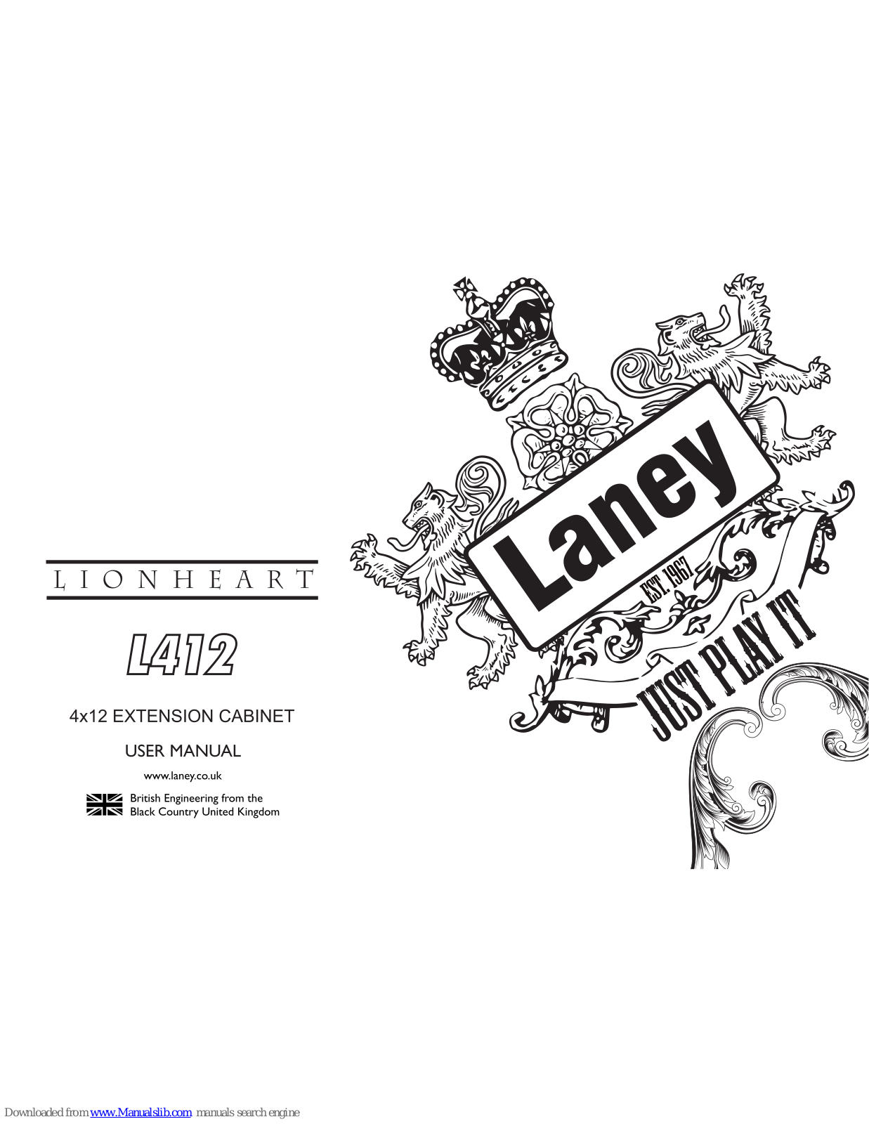 Laney Lionheart L412 User Manual