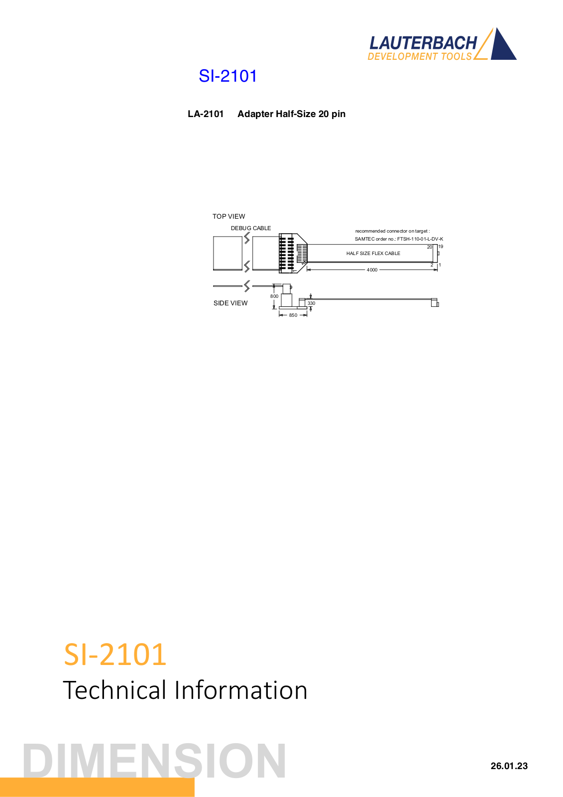 Lauterbach SI‐2101 Technical Information - ManualMachine.com