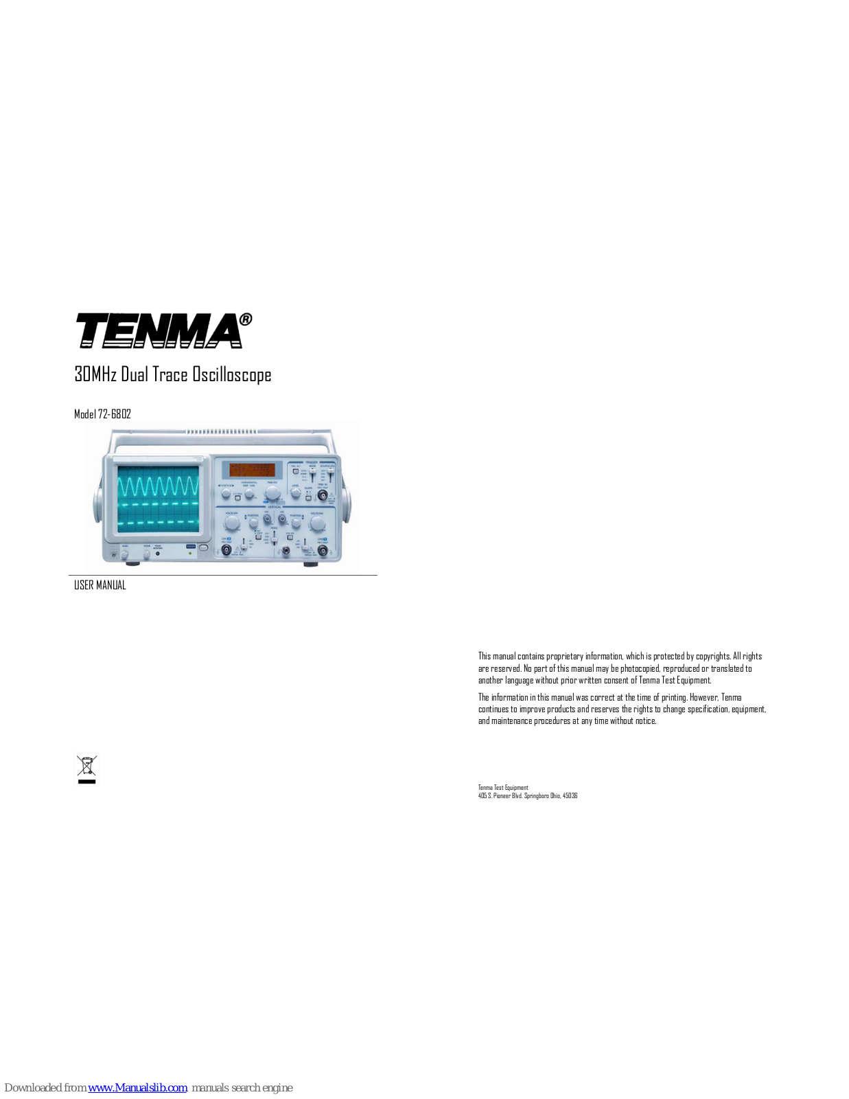 Tenma 72-6802 User Manual - ManualMachine.com