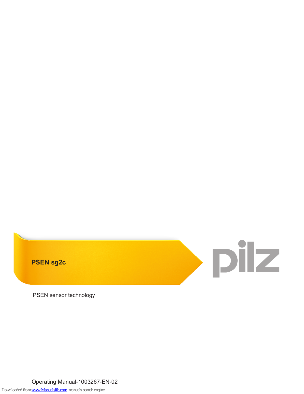 Pilz PSEN sg2c-3 Series, PSEN sg2c-5xxxxx-M12/5, PSEN sg2c-5 Series Operating Manual