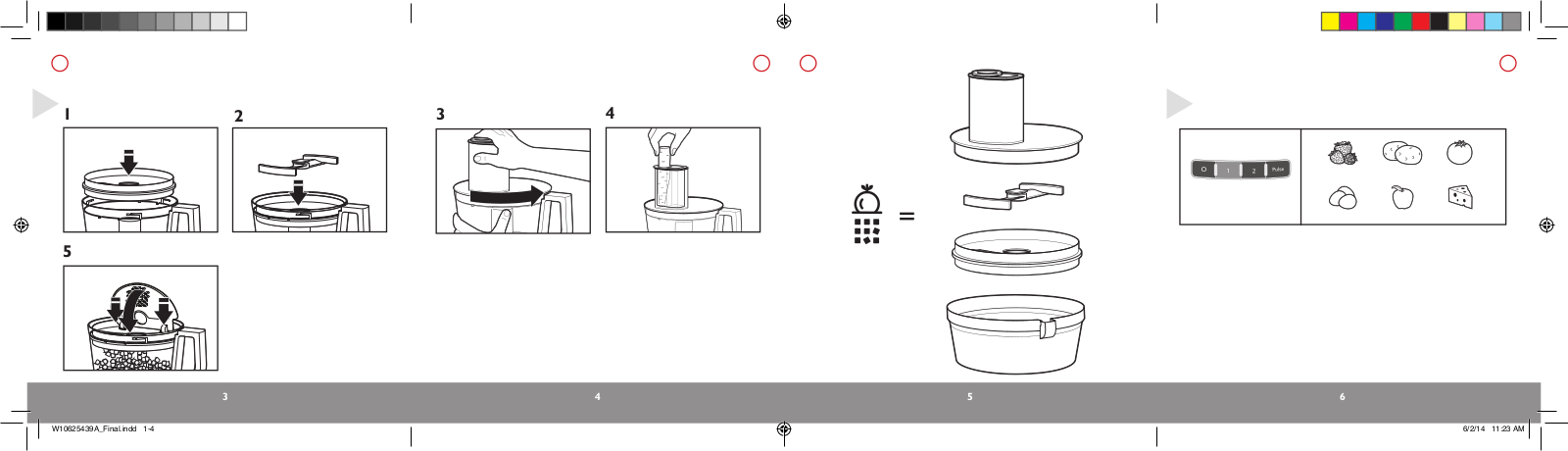 KitchenAid 5KFP13DC12 Quick Reference Guide