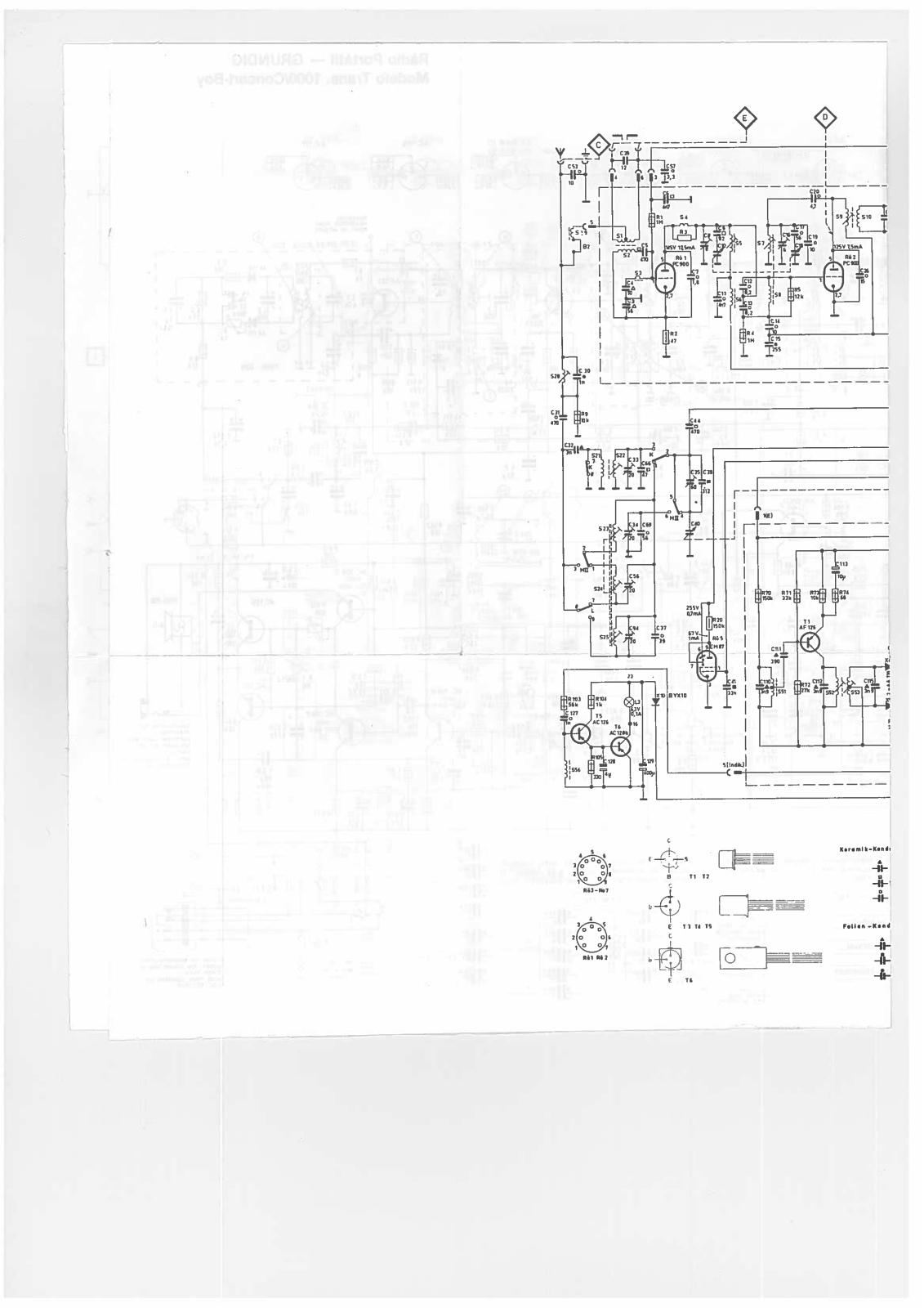 Philips 12RB770 Schematic