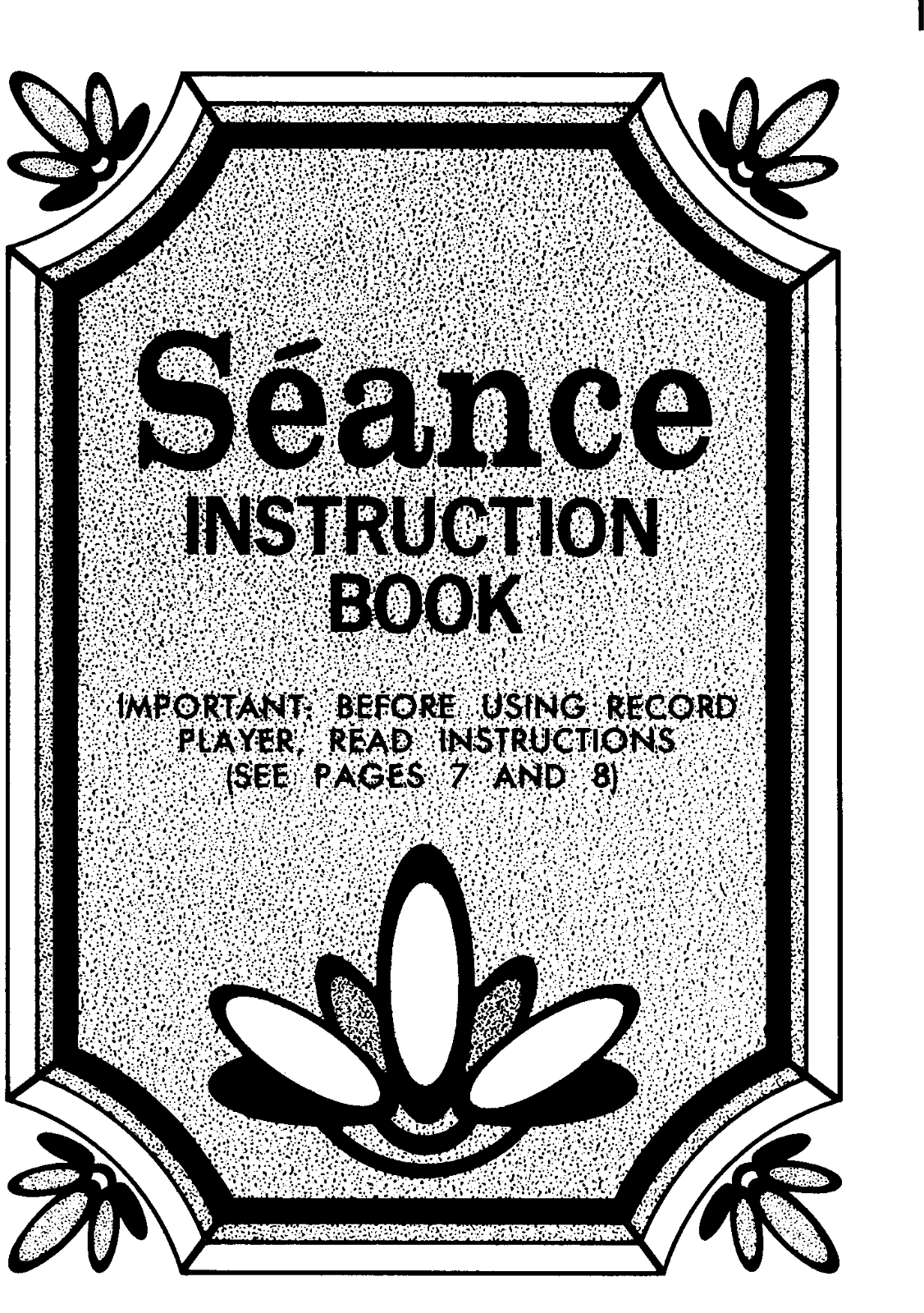 Hasbro SEANCE User Manual