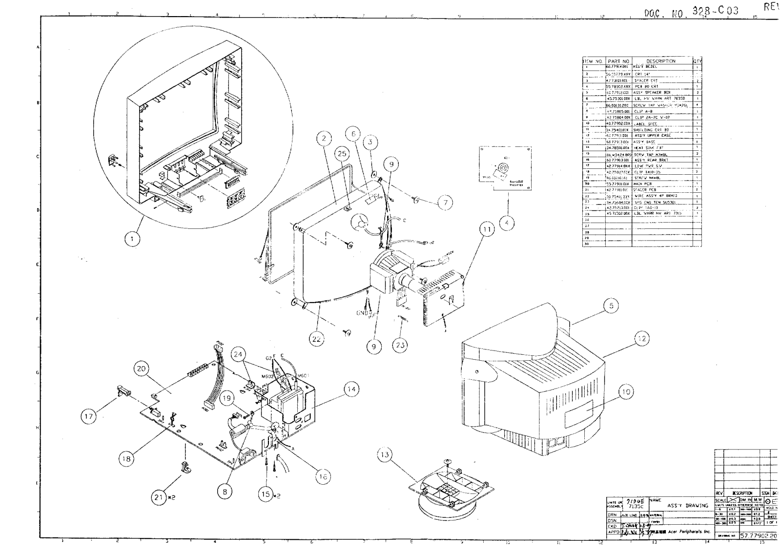 Acer 7135C Schematic