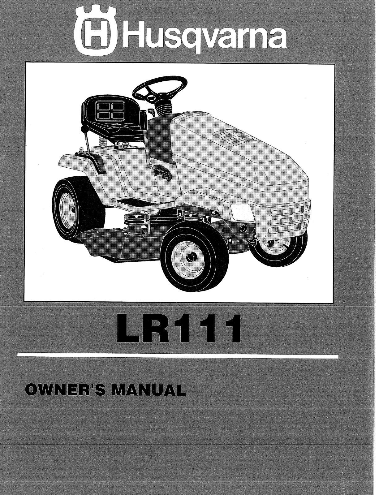 Husqvarna HNS1136A, LR111 User Manual