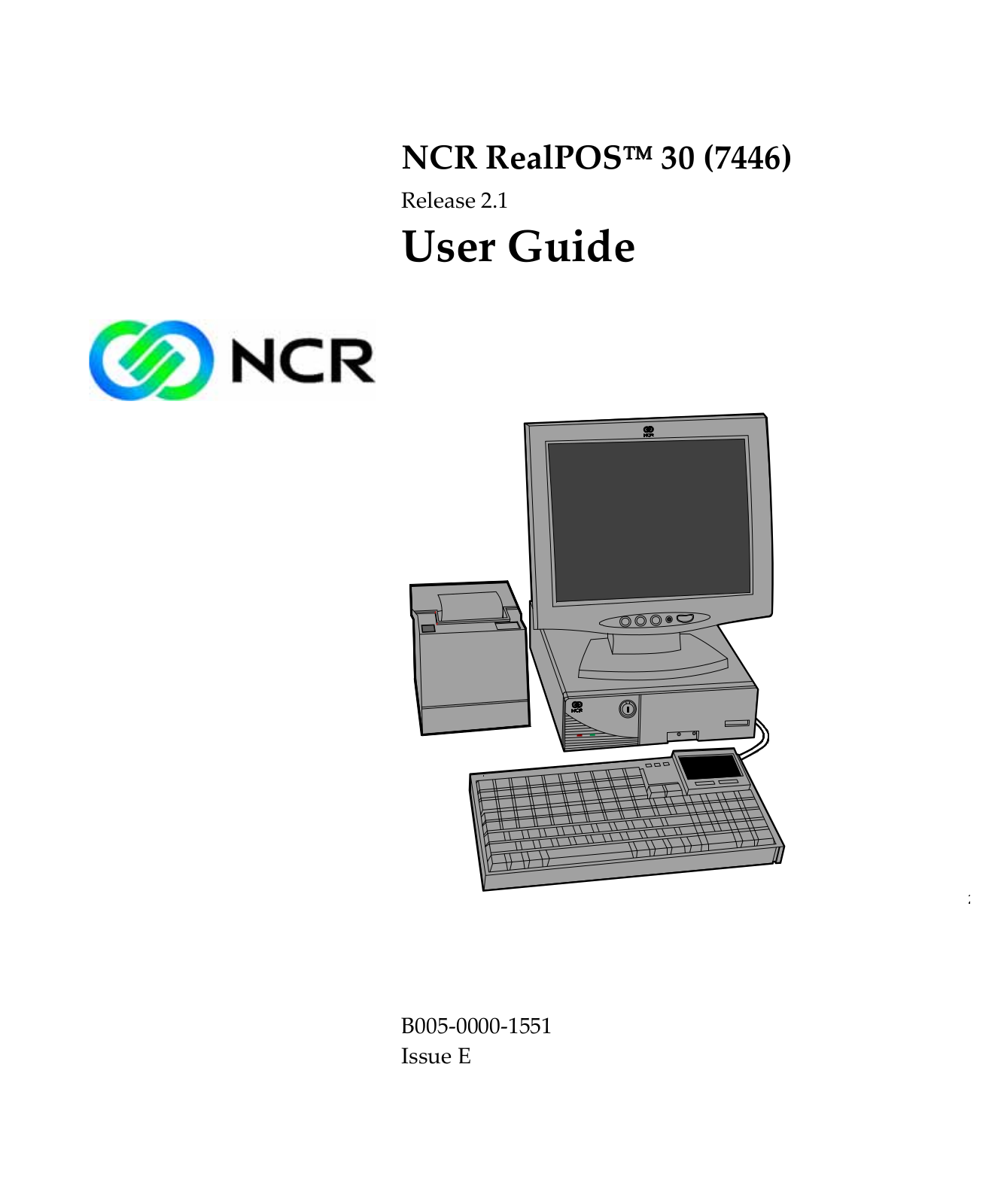 NCR 7446, realpos 30, 7446-3031, 7446-2110, 7446-3030 User Manual