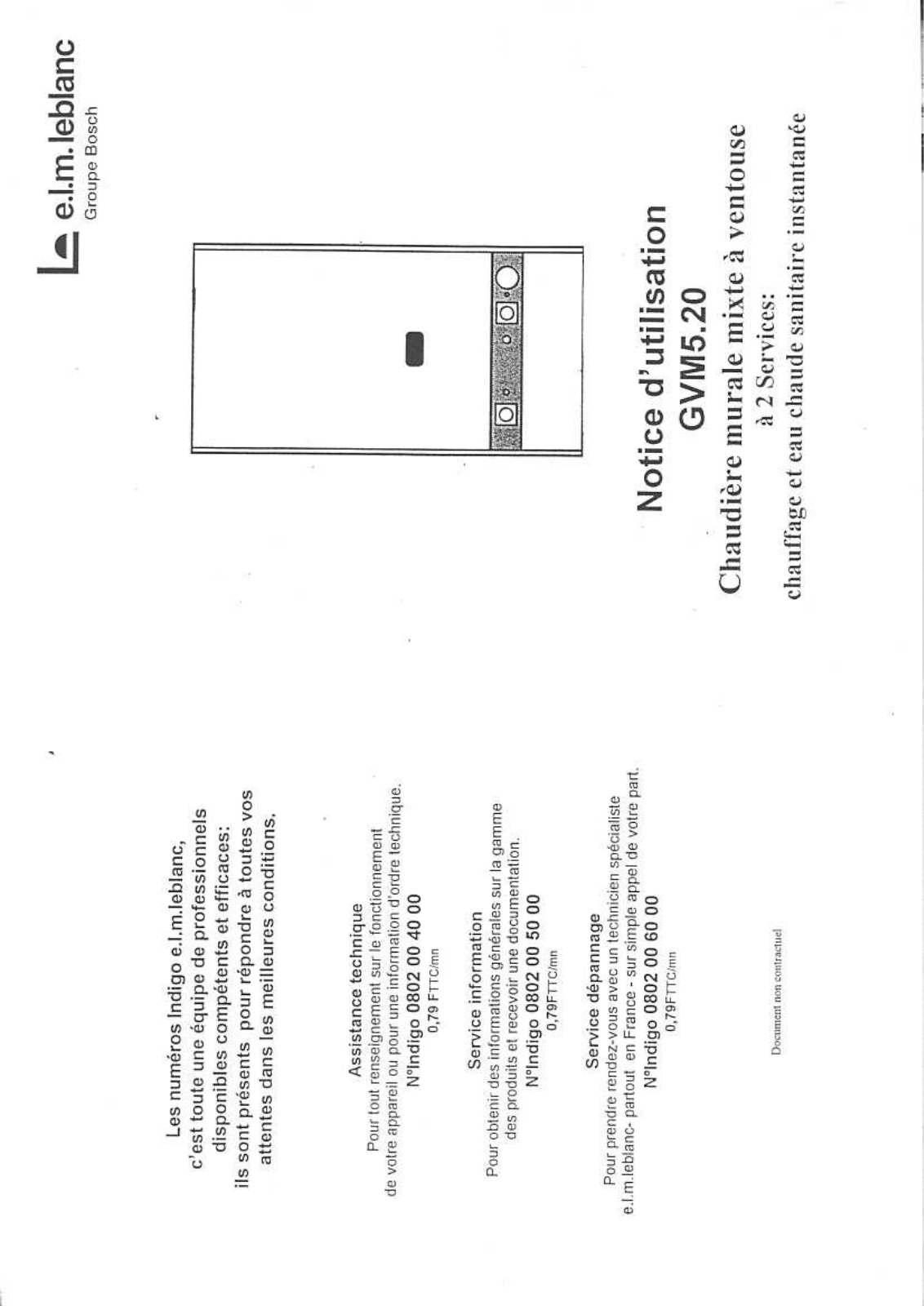 ELM LEBLANC GVM5.20 User Manual