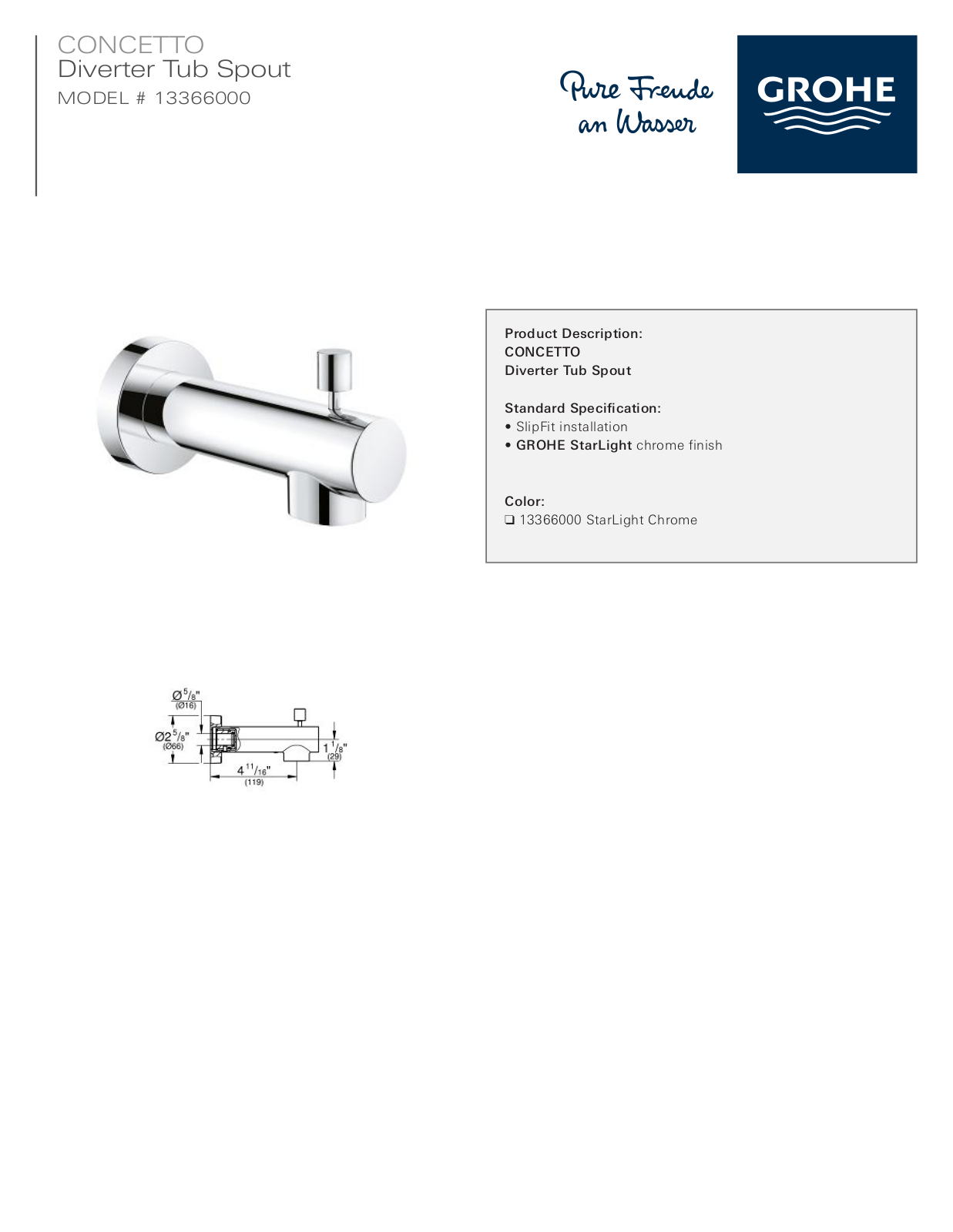 GROHE GRH5451 Specifications - ManualMachine.com