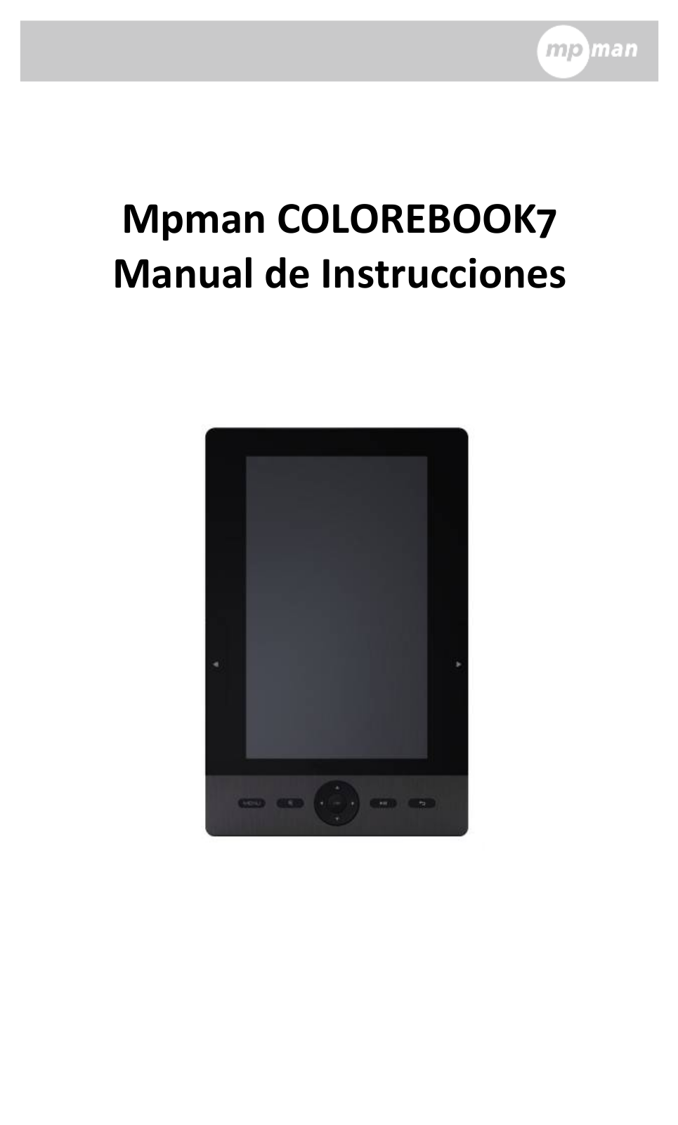 Mpman Colorbook 7 Instruction Manual