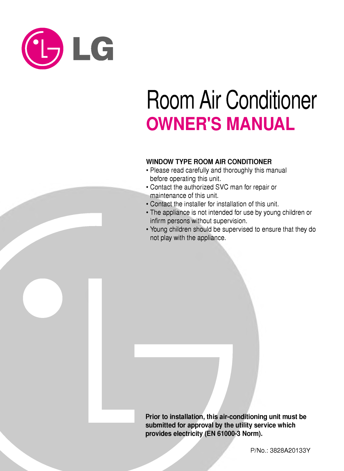 LG LWC122RH-1 User Manual