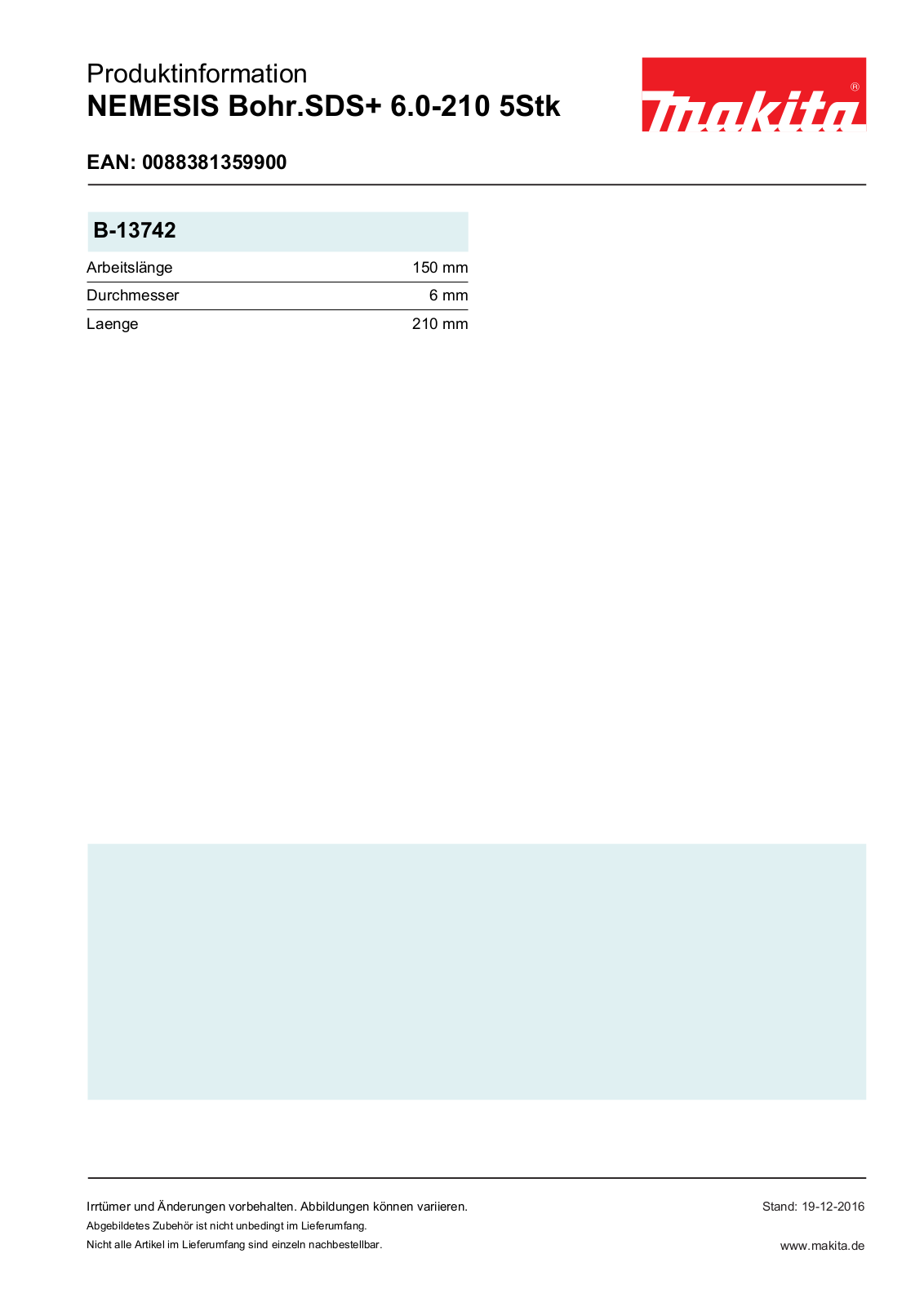 Makita B-13742 Service Manual