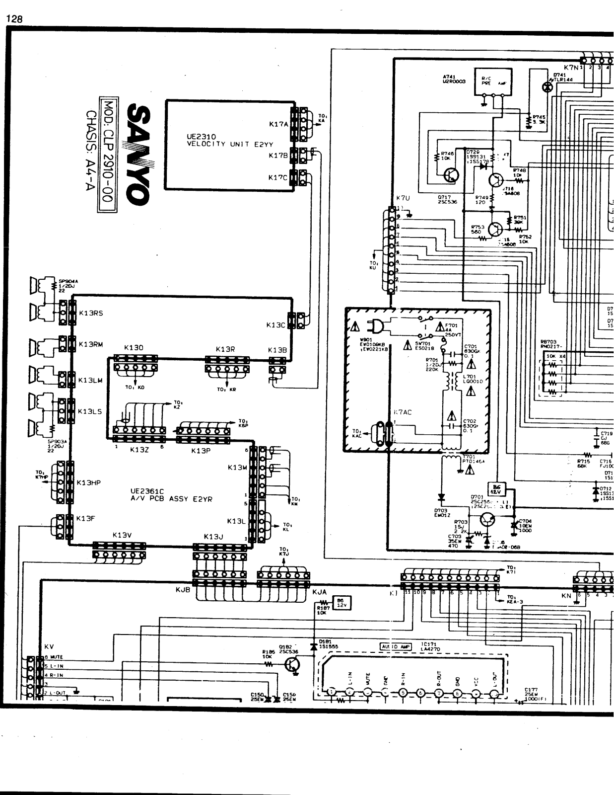 Sanyo CLP-2910 Schematic