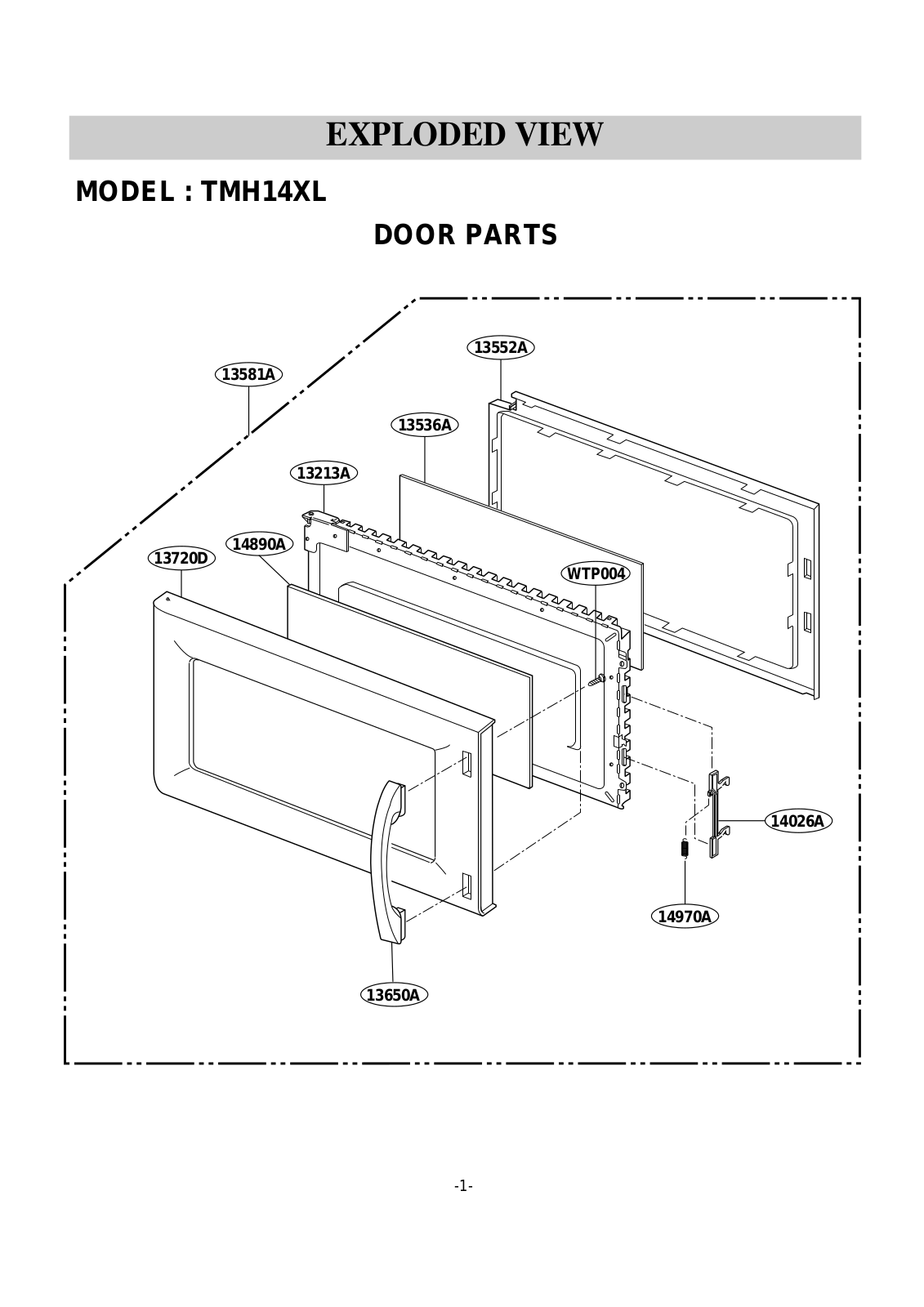 Estate Tmh14xlt, Tmh14xlt-1, Tmh14xlq-1, Tmh14xlb-1, Tmh14xlq Service Manual