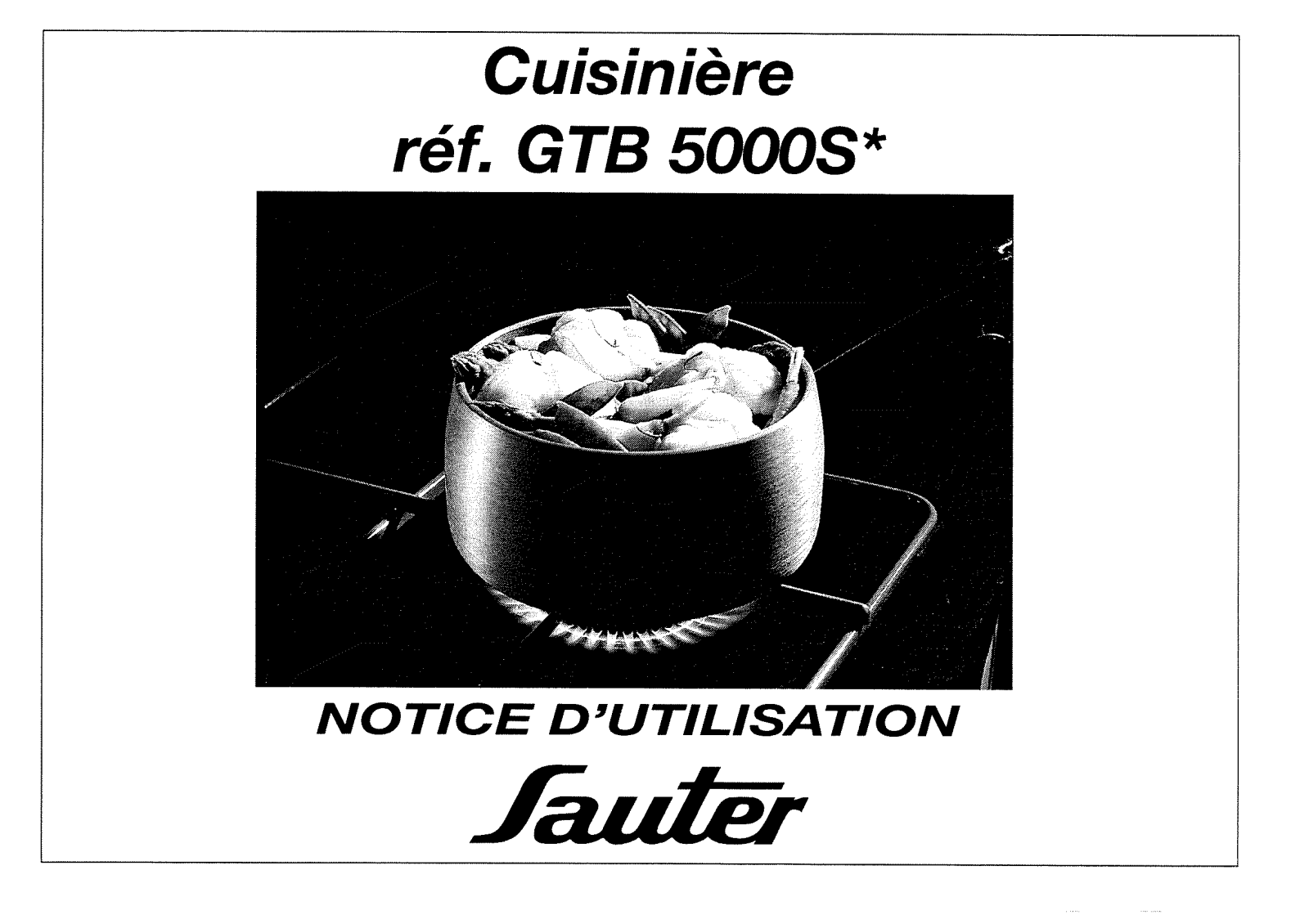 Sauter GTB5000S User Manual