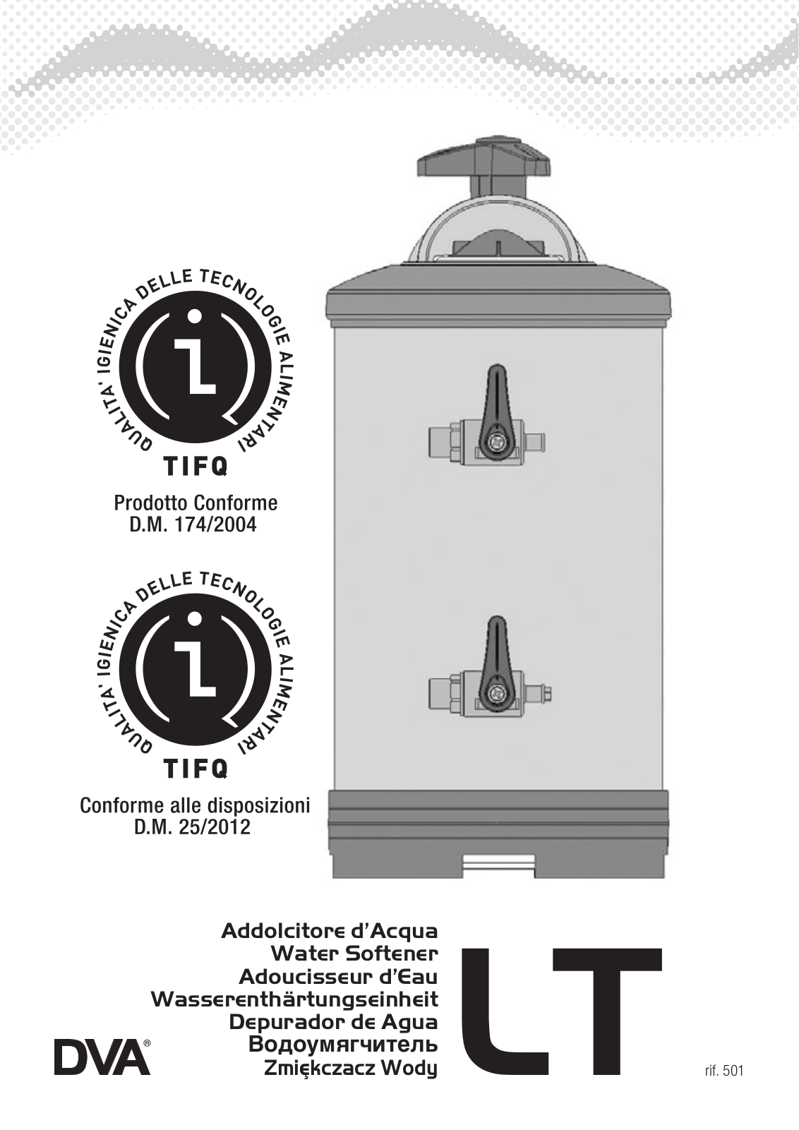 DVA LT5, LT Series, LT8, LT16, LT20 Instruction Manual - ManualMachine.com