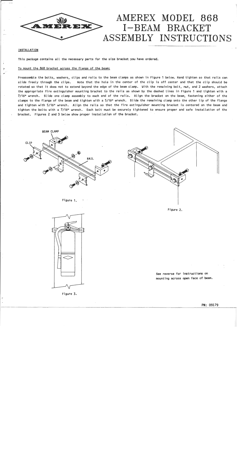 Lakeside Foodservice 868 Installation  Manual