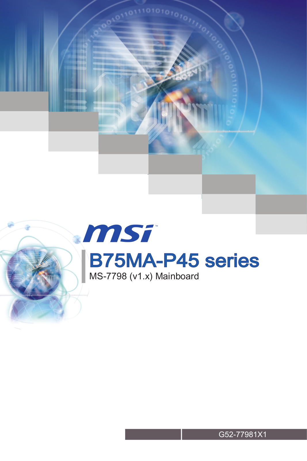 MSI CSM-B75MA-P45 User Manual