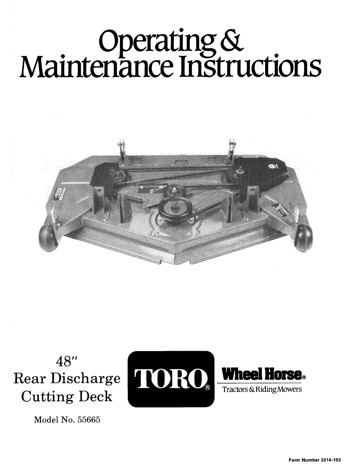 Toro 55665 Operator's Manual