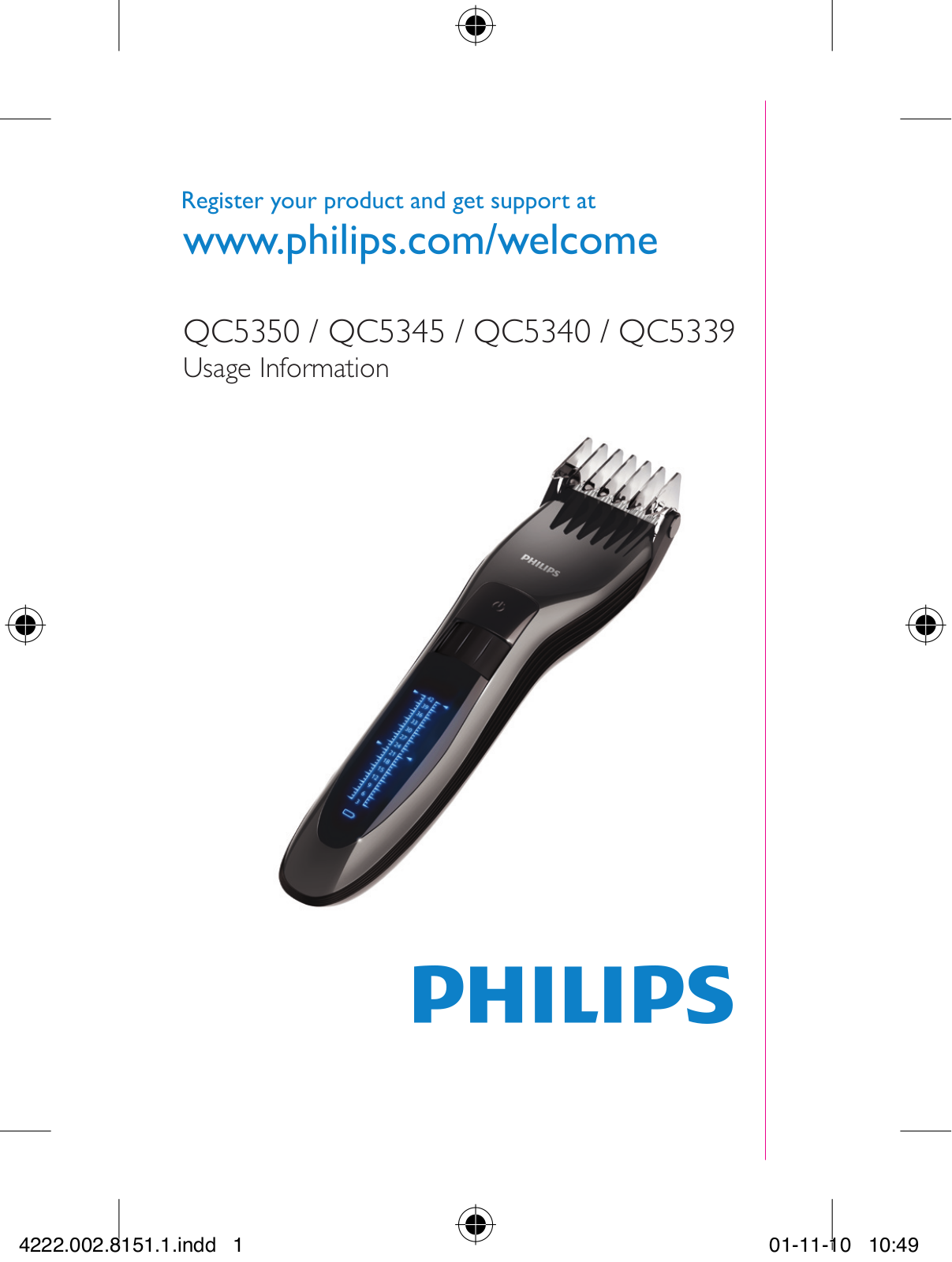 Philips QC5345 User Manual