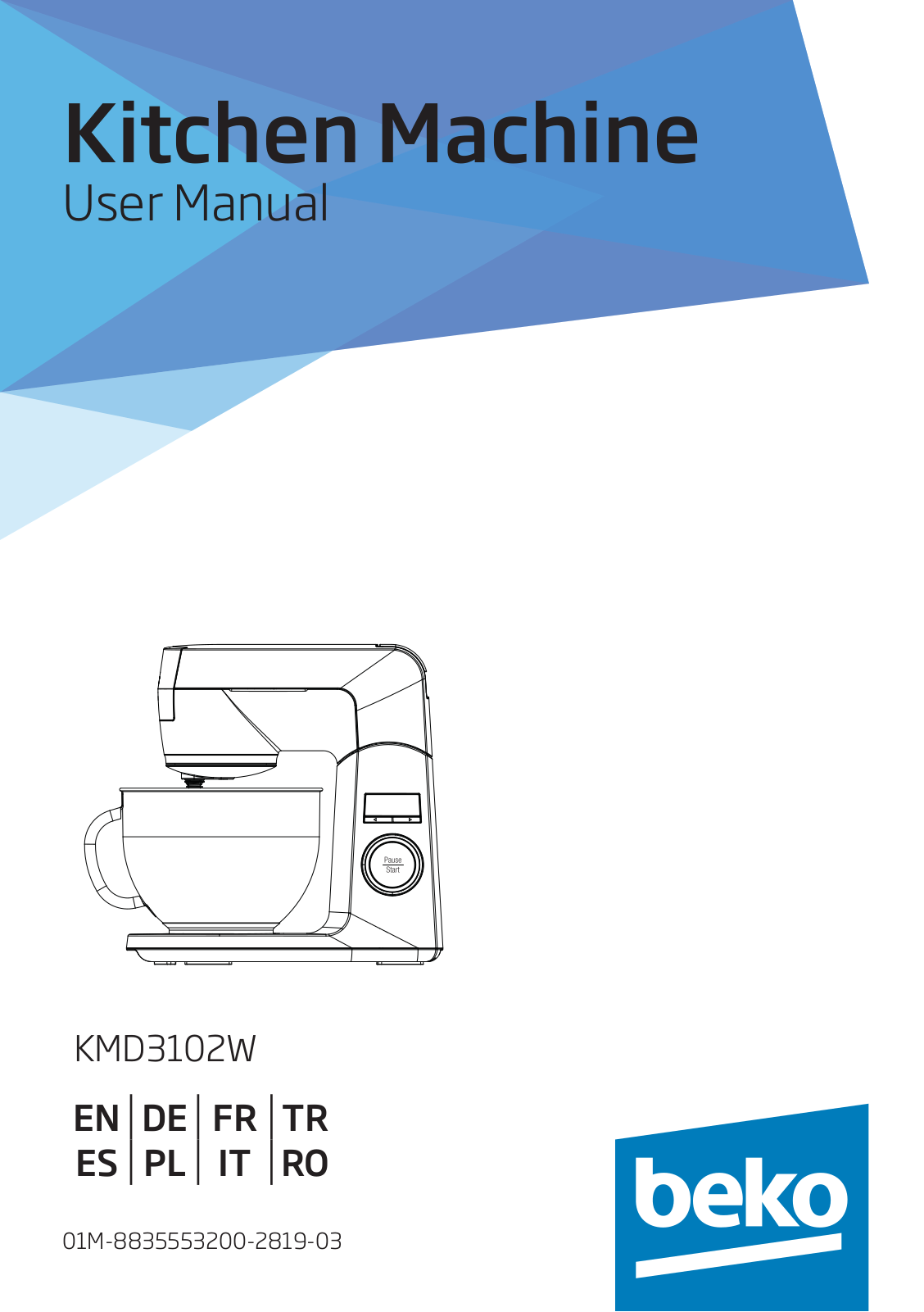 Beko KMD3102W User Manual