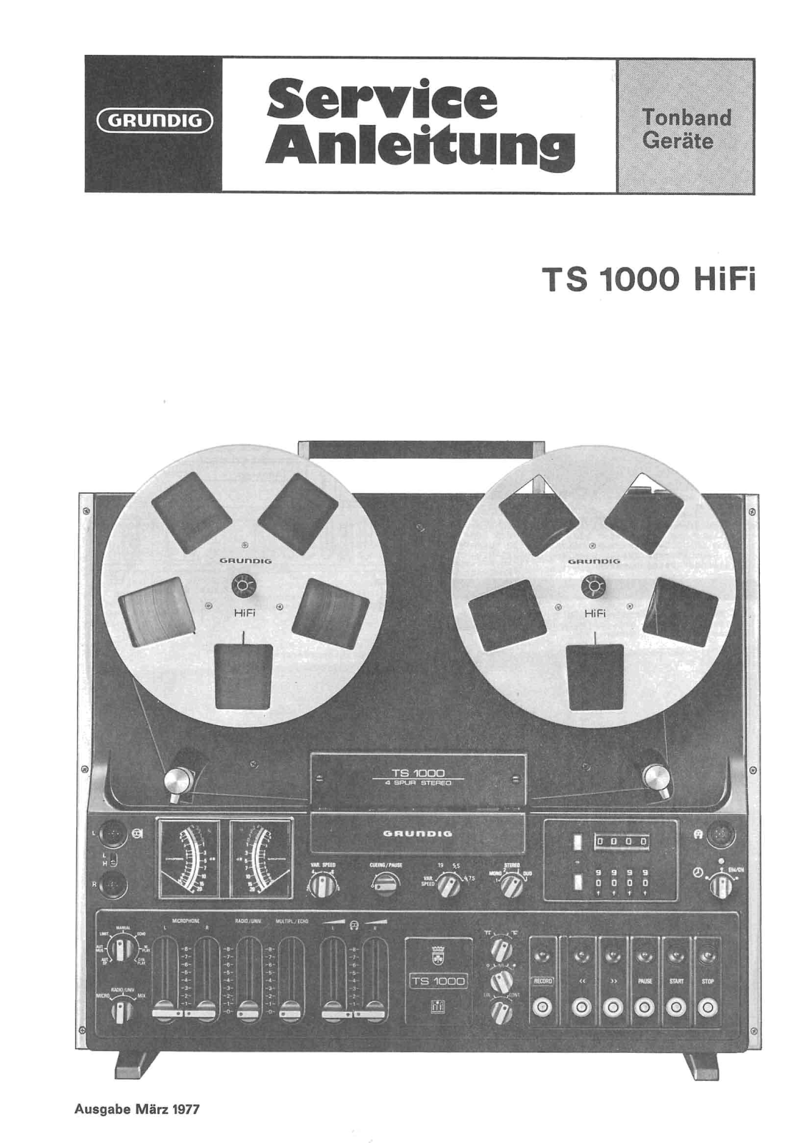 Grundig TS-1000 Service Manual