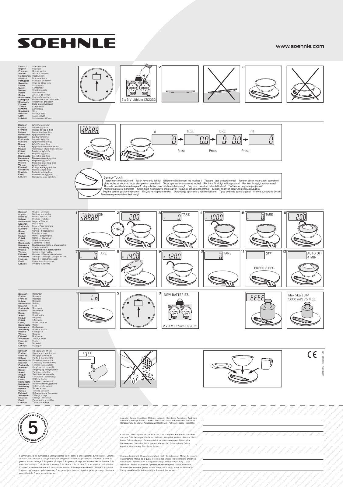 Soehnle Flip User Manual