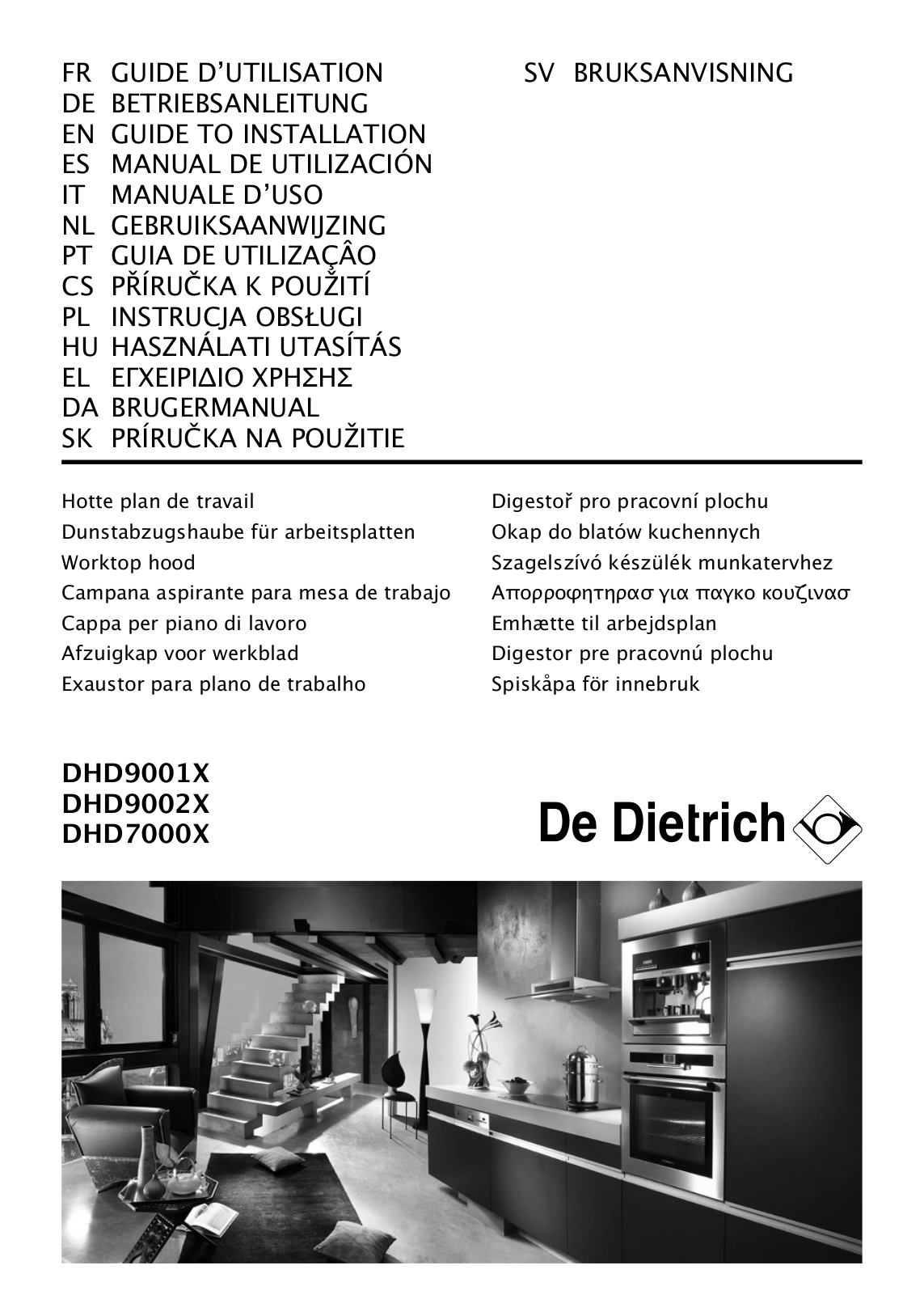 DE DIETRICH DHD7000X User Manual