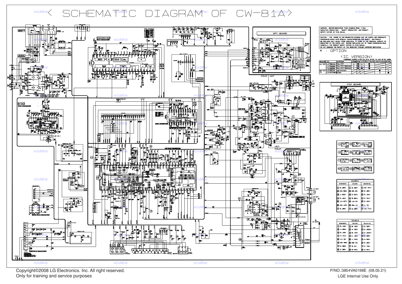 LG 21FU1LR Schematic