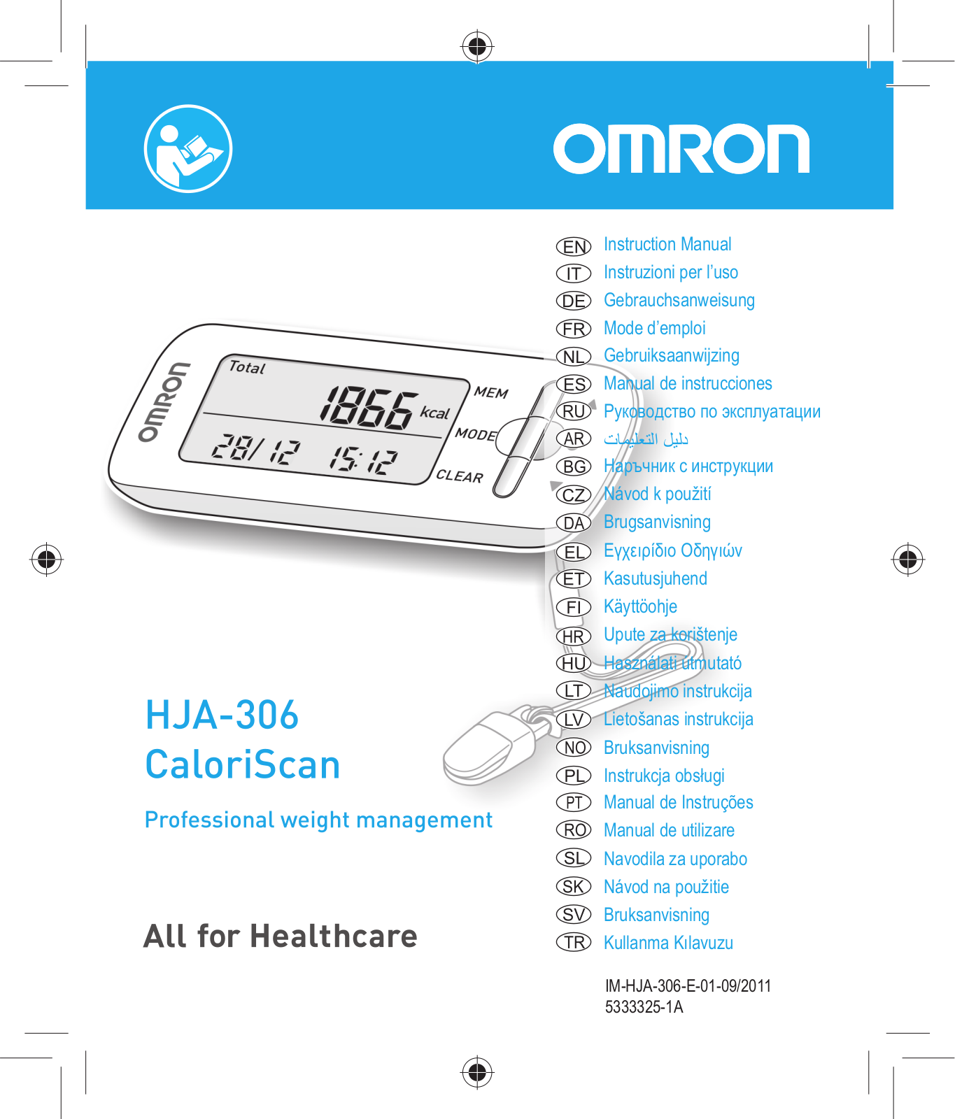 Omron hja-306 User Manual