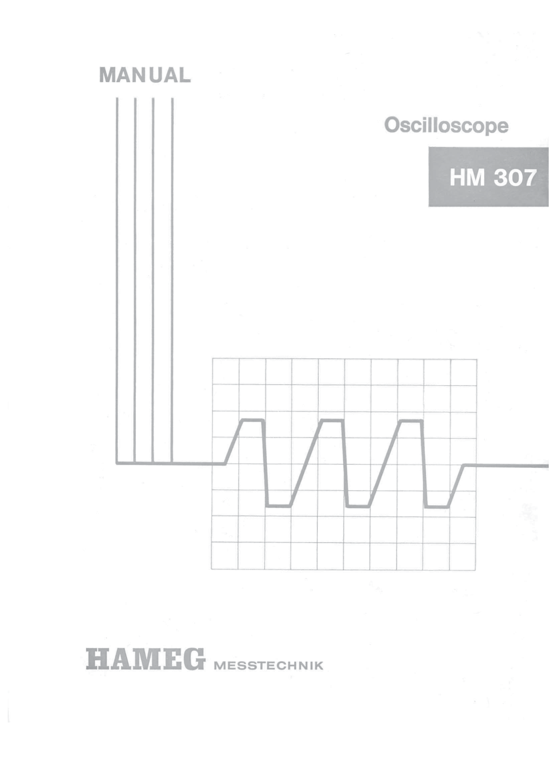 Hameg HM 307-3 Service manual